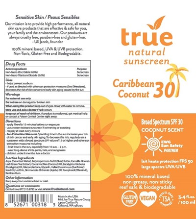 True Natural Caribbean Coconut (Tn Caribbean)